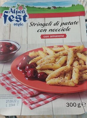 Stringoli di patate con nocciole
