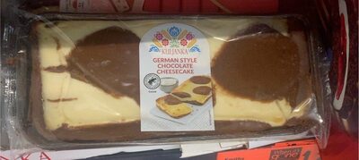 German style chocolate cheesecake