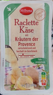Raclette Käse Kräuter der Provence