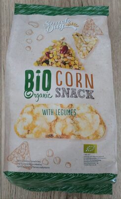 Bio organic corn snack