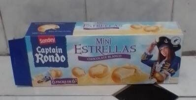 Mini estrellas chocolate blanco