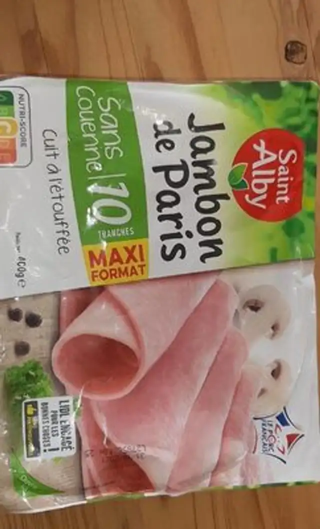 Jambon de Paris front packaging