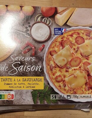 Tarte à la savoyarde saveurs de saison