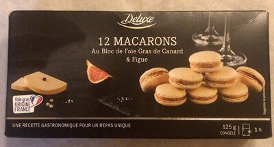 Macarons foie gras et figue