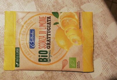 Scorza di limone grattugiata front packaging