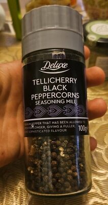 TELLICHERRY BLACK PEPPERCORNS