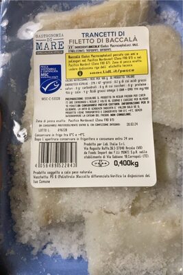 Trancetti di filetto di baccalà