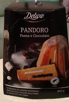 Pandoro panna e cioccolato