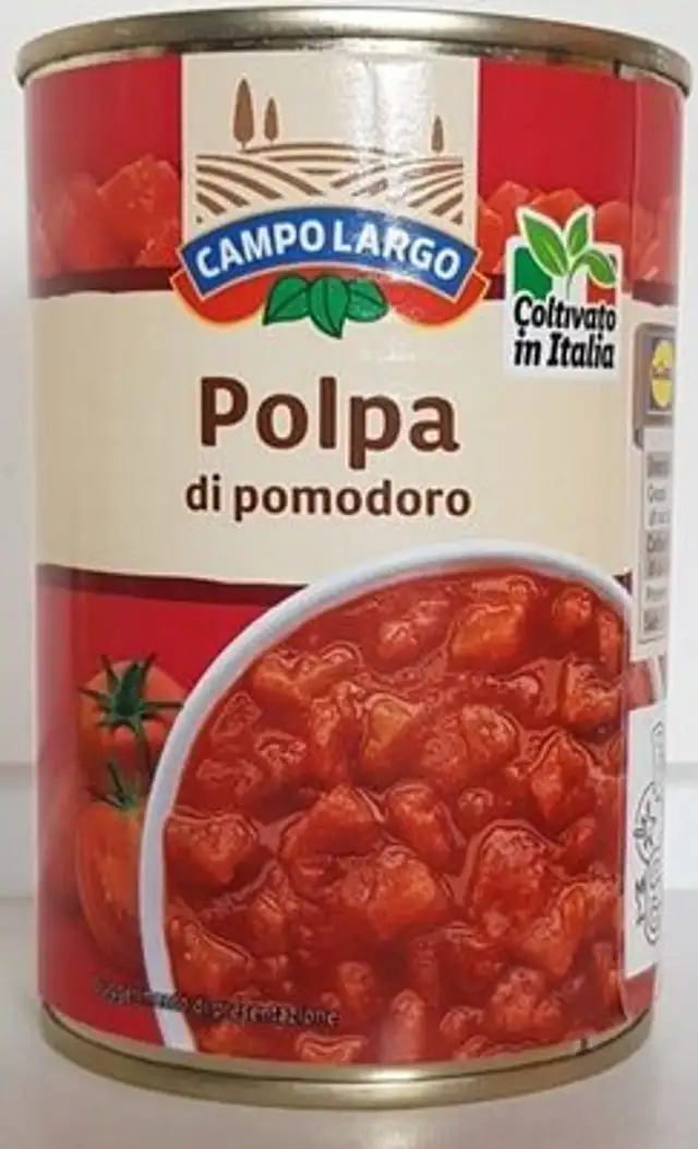 Polpa di pomodoro front packaging