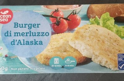 Burger di merluzzo d'Alaska