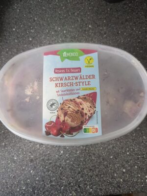 Veganes Eis Schwarzwälder kirsch