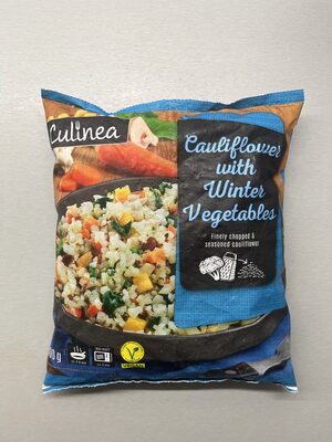 Cauliflower rice with winter vegetables