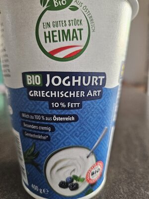 Bio joghurt griechisher art