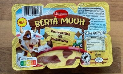 Vanillepudding mit Schokoflecken