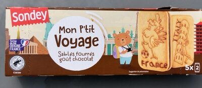 Mon P’tit Voyage • sablés fourrés goût chocolat