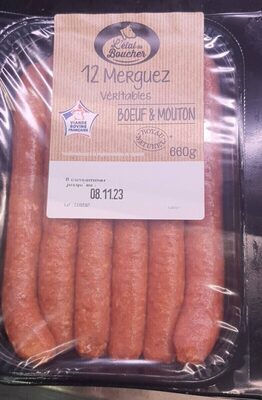 12 merguez véritables Bœuf & Mouton