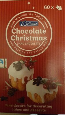 Christmas chocolate front packaging