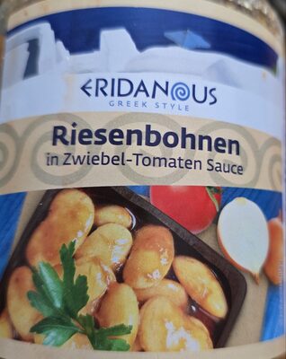 Bohnen - Riesenbohnen in Zwiebel-Tomatensoße