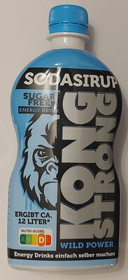 Kong Strong Sodasirup Sugar Free Energy Drink