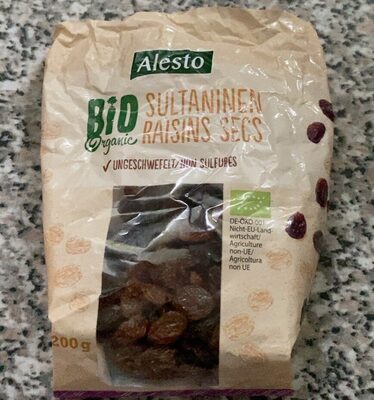 Sultaninen raisins secs bio