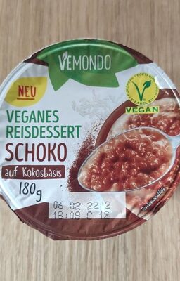 Veganes Reisdessert Schoko