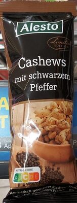 Cashews mit schwarzem Pfeffer