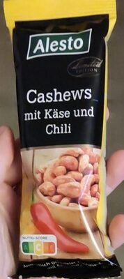 Cashews mit käse und Chili