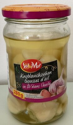 Knoblauchzehen - Natur in Öl