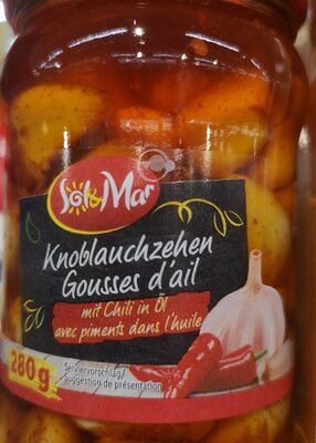 Knoblauchzehen Chili