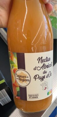 Nectar d’abricot du pays d’oc front packaging