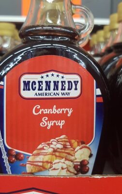 Cranberry syrup