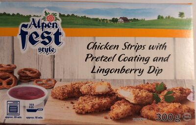 Poulet pané bretzel