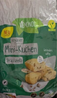 Veganer Mini-Kuchen Stracciatella