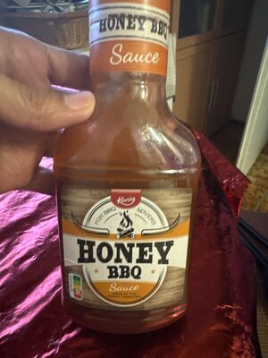 Honey BBQ sauce front packaging