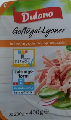 Wurst - Lyoner Geflügel front packaging