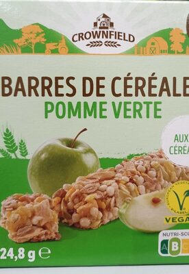 Barre de céréales pomme verte