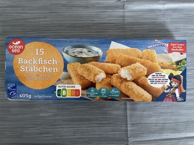 15 Backfisch-Stäbchen