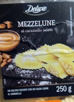 Mezzelune al caramello salato
