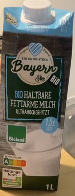 Bio haltbare fettarme milch