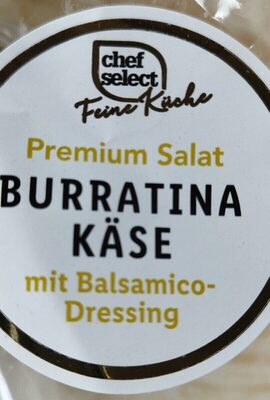Premium Salat Burratina Käse mit Balsamico Dressing