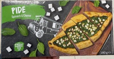 Spinach and cheese pide