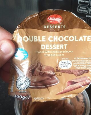 Double chocolate dessert