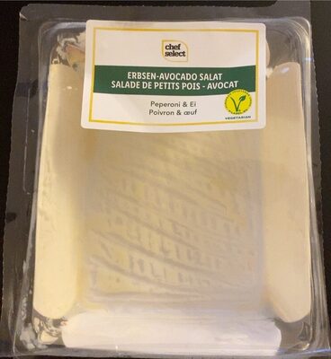 Salade de petits pois - avocat