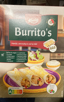 burrito pakket front packaging