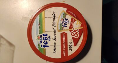 Cheese Spread Triangles front packaging