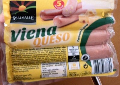 Salchichas Viena queso