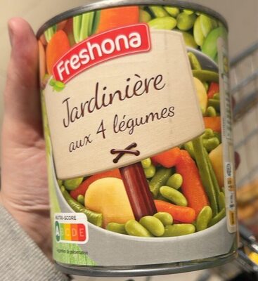 Jardinière aux 4 légumes front packaging