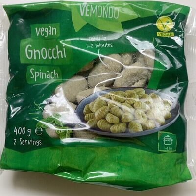 Vegane Gnocchi Spinat