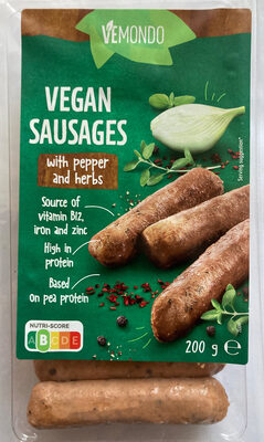 Vegan sausages