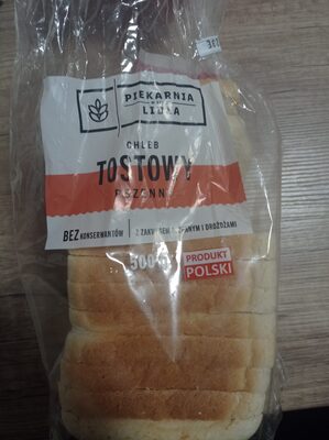 Chleb tostowy pszenny front packaging